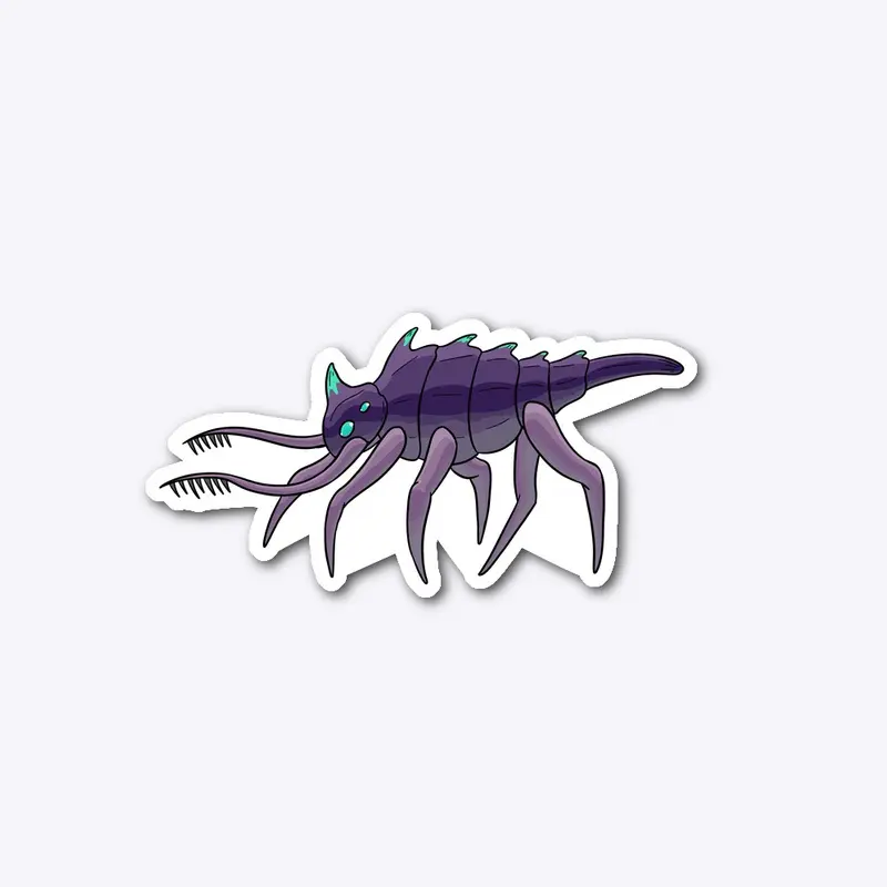 Venom Worm Sticker